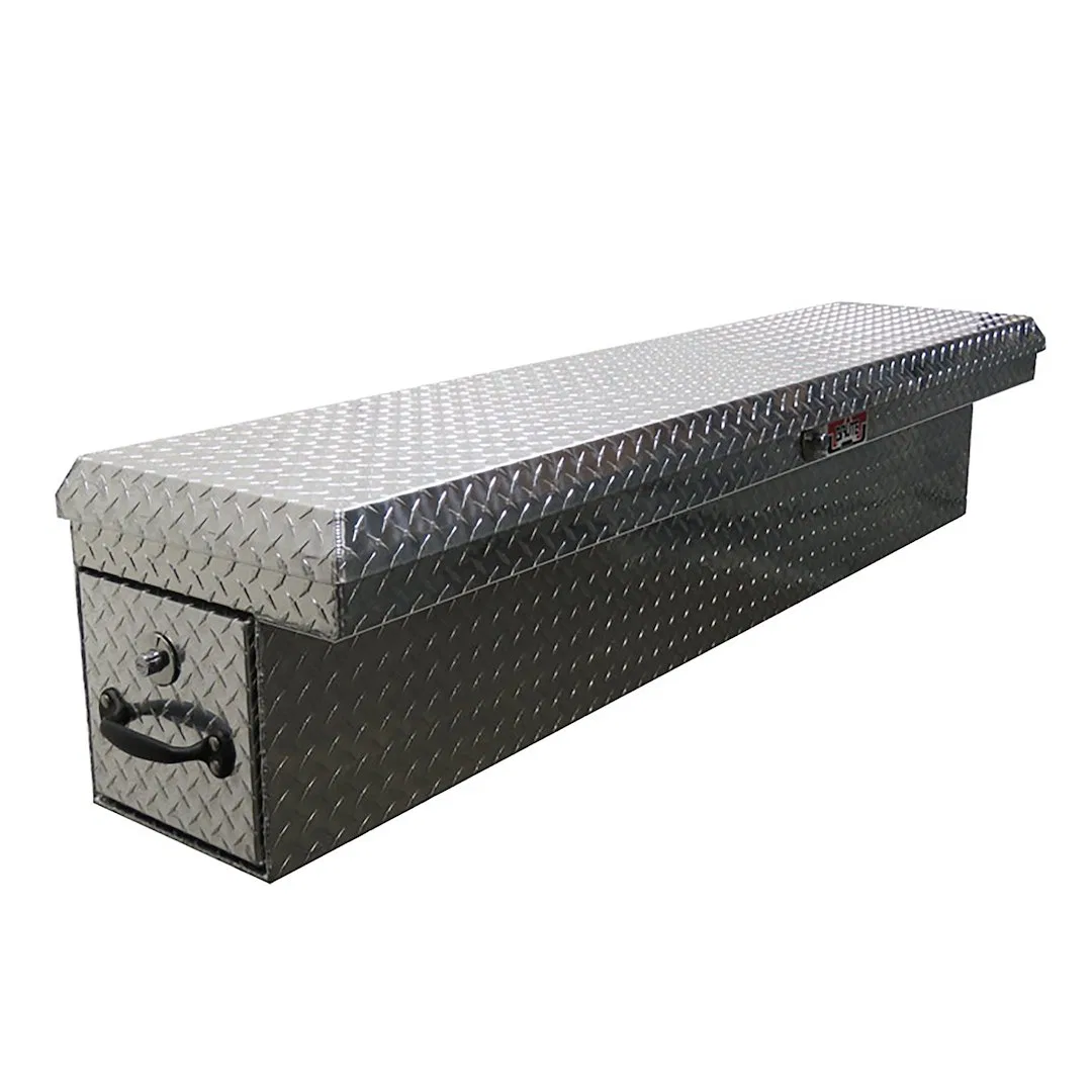 80-RB7647P – WESTIN Tool Box, LoSider Single Lid Diamond Tread Polished Aluminum 47 Inch Overall Length x 11-1/2 Inch...
